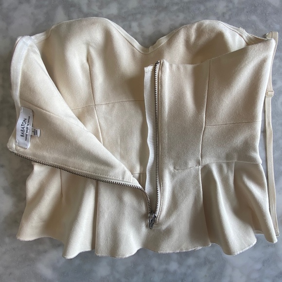 Babaton peplum top - Picture 6 of 8